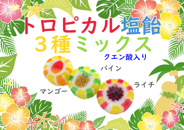 トロピカル塩飴　お菓子。