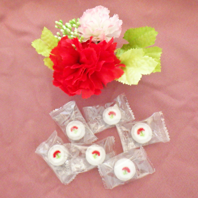 カーネーション　お菓子。
