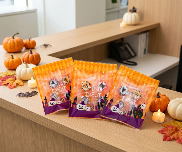 ハロウィンキャンディ　キンセン。